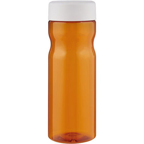 H2O Active® Eco Base 650 Ml Sportflasche Mit Drehdeckel , orange / weiss, PCR Kunststoff, PP Kunststoff, 20,60cm (Höhe), Bild 4
