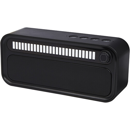 Music Level 5W RGB-Stimmungslicht Bluetooth® Lautsprecher , schwarz, ABS Kunststoff, 20,00cm x 6,80cm x 6,00cm (Länge x Höhe x Breite), Bild 1