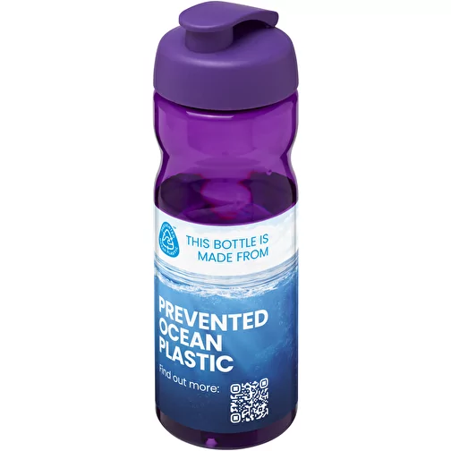 Bouteille de sport H2O Active® Eco Base 650ml avec couvercle à bascule, Image 2