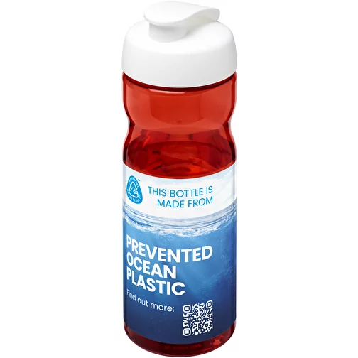 Bouteille de sport H2O Active® Eco Base 650ml avec couvercle à bascule, Image 2