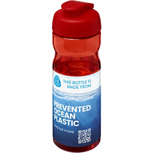 Bouteille de sport H2O Active® Eco Base 650ml avec couvercle à bascule, Image 2