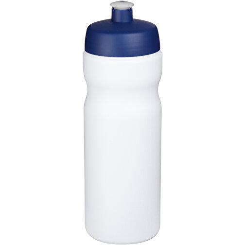 Baseline® Plus 650 Ml Sportflasche , blau / weiß, HDPE Kunststoff, PP Kunststoff, 22,30cm (Höhe), Bild 1