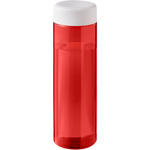 H2O Active® Eco Vibe 850 Ml Wasserflasche Mit Drehdeckel , rot / weiß, PCR Kunststoff, PP Kunststoff, 22,90cm (Höhe), Bild 1
