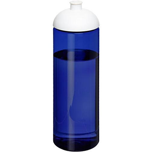H2O Active® Eco Vibe 850 Ml Sportflasche Mit Stülpdeckel , blau / weiss, PCR Kunststoff, 90% PP Kunststoff, 10% TPE Kunststoff, 24,60cm (Höhe), Bild 1
