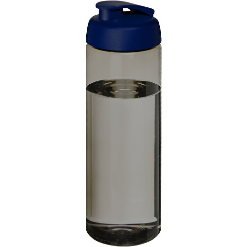 H2O Active® Eco Vibe 850 Ml Sportflasche Mit Klappdeckel , kohle / blau, PCR Kunststoff, PP Kunststoff, 24,40cm (Höhe), Bild 1