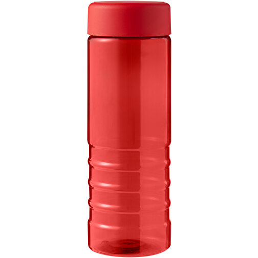 H2O Active® Eco Treble 750 Ml Sportflasche Mit Drehdeckel , rot / rot, PCR Kunststoff, PP Kunststoff, 21,60cm (Höhe), Bild 4