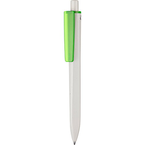 Kugelschreiber RIDGE GRAU RECYCLED , Ritter-Pen, grau recycled/grün recycled, ABS-Kunststoff, 141,00cm (Länge), Bild 1