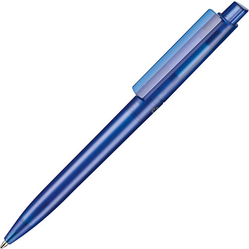 Kugelschreiber CREST RECYCLED ID FROZEN , Ritter-Pen, blau transp. recycled, ABS-Kunststoff, 149,00cm (Länge), Bild 2