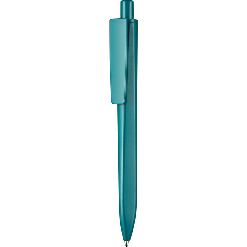 Kugelschreiber RIDGE , Ritter-Pen, petrol-türkis, ABS-Kunststoff, 141,00cm (Länge), Bild 1