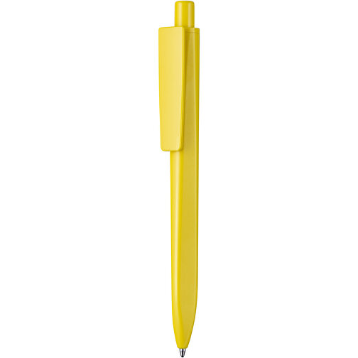 Kugelschreiber RIDGE , Ritter-Pen, zitronen-gelb, ABS-Kunststoff, 141,00cm (Länge), Bild 1