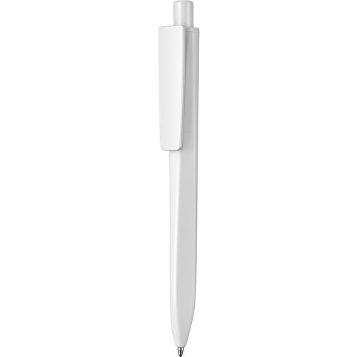 Kugelschreiber RIDGE , Ritter-Pen, weiss, ABS-Kunststoff, 141,00cm (Länge), Bild 1