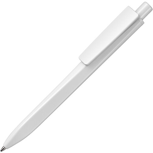 Kugelschreiber RIDGE , Ritter-Pen, weiß, ABS-Kunststoff, 141,00cm (Länge), Bild 2
