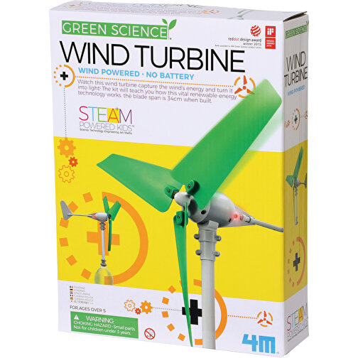 Green Science - Wind Turbine , , 27,50cm x 6,00cm x 20,50cm (Länge x Höhe x Breite), Bild 4