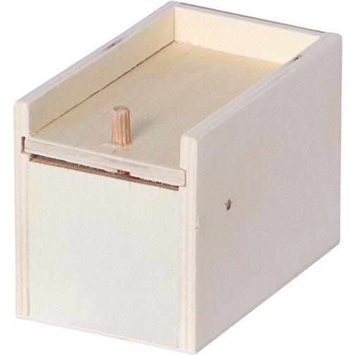 Grusel-Spinne In Holzbox , , 9,00cm x 6,50cm x 6,00cm (Länge x Höhe x Breite), Bild 2