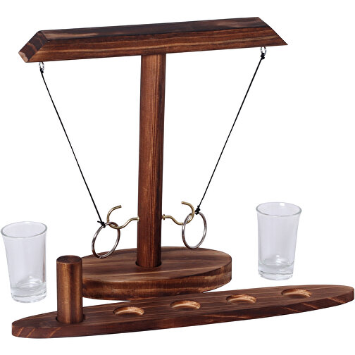 Ringwurf-Trinkspiel Mit 2 Gläsern , , 33,00cm x 25,50cm x 8,50cm (Länge x Höhe x Breite), Bild 1