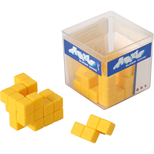 Abraxis yellow, 3D kubpussel, Bild 1
