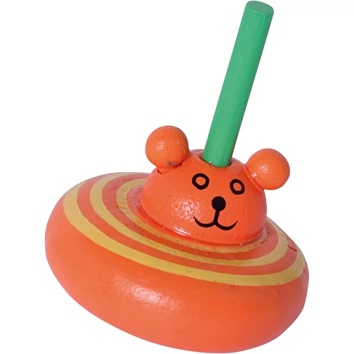 Set di trottole in legno con motivi di animali (6 pezzi), Immagine 5