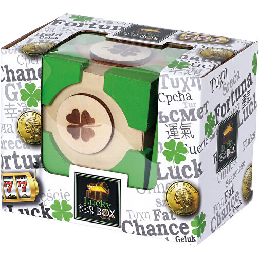 Trickkiste Lucky! Secret Escape Box*** , , 9,00cm x 9,00cm x 9,00cm (Länge x Höhe x Breite), Bild 5
