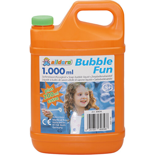 Solución de burbujas 1L + 200ml extra, Imagen 1