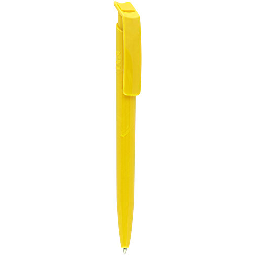 Litani Kugelschreiber - Recycelt , Green&Good, gelb, recycelter Kunststoff, 14,80cm (Länge), Bild 1