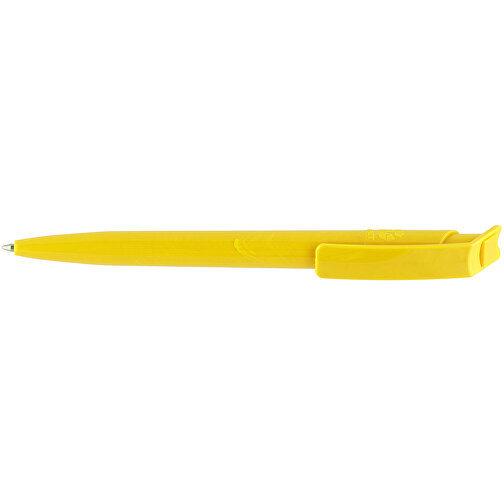 Litani Kugelschreiber - Recycelt , Green&Good, gelb, recycelter Kunststoff, 14,80cm (Länge), Bild 3