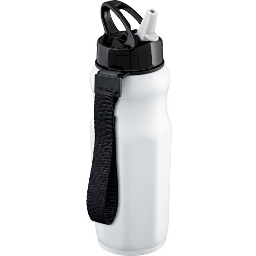 Trinkflasche RETUMBLER-RIYAN , Retumbler, weiß / schwarz, Edelstahl, Kunststoff, Silikon, 24,05cm x 7,00cm x 7,90cm (Länge x Höhe x Breite), Bild 1