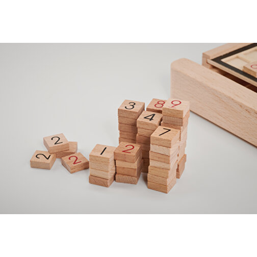 Sudoku , holzfarben, Holz, 22,50cm x 3,10cm x 23,50cm (Länge x Höhe x Breite), Bild 11