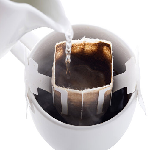 CoffeeBag - Gourmet - Naturbraun , braun, Papier, 12,00cm x 0,90cm x 10,00cm (Länge x Höhe x Breite), Bild 8