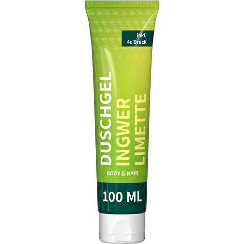 Dusjgel Ingefær-Lime, 100 ml Tube, Bilde 1