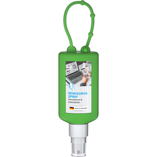 Nettoyant pour Smartphone et Lieu de Travail, 50 ml Bumper vert, Body Label (R-PET), Image 1