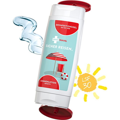 DuoPack latte solare SPF 30 (sens.) + gel per la disinfezione delle mani (2 x 50 ml), Immagine 1