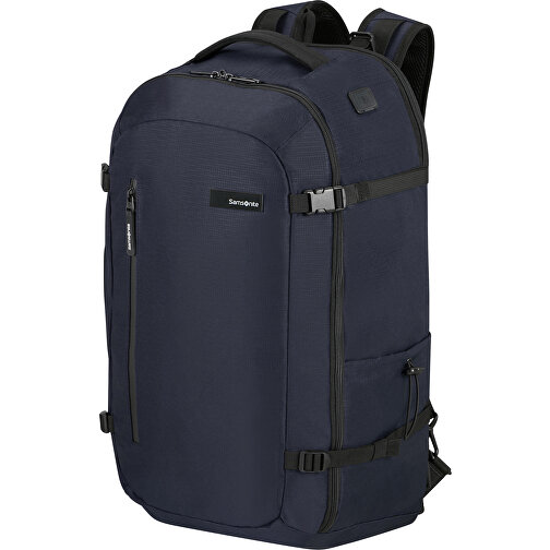 Samsonite-Roader-Travel Backpack S 38L , Samsonite, dark blue, 100% RECYCLED PET POLYESTER, 57,00cm x 26,00cm x 33,00cm (Länge x Höhe x Breite), Bild 1
