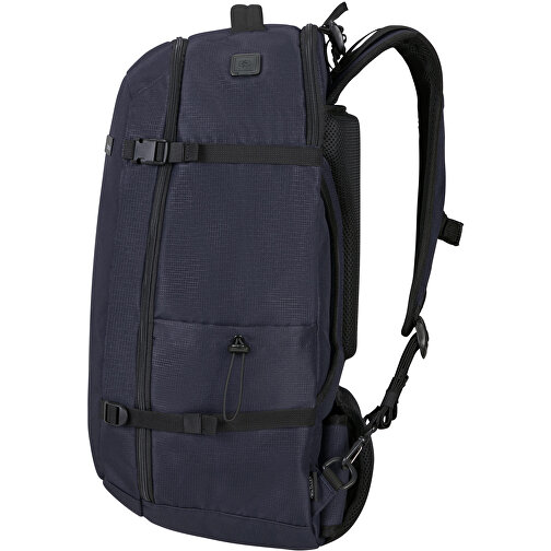 Samsonite-Roader-Travel Backpack S 38L , Samsonite, dark blue, 100% RECYCLED PET POLYESTER, 57,00cm x 26,00cm x 33,00cm (Länge x Höhe x Breite), Bild 5