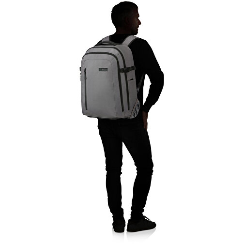 Samsonite-Roader-Laptop Backpack/WH 55/20 , Samsonite, drifter grey, 100% RECYCLED PET POLYESTER, 55,00cm x 22,00cm x 39,00cm (Länge x Höhe x Breite), Bild 7