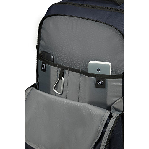 Samsonite-Roader-Laptop Backpack/WH 55/20 , Samsonite, dark blue, 100% RECYCLED PET POLYESTER, 55,00cm x 22,00cm x 39,00cm (Länge x Höhe x Breite), Bild 3