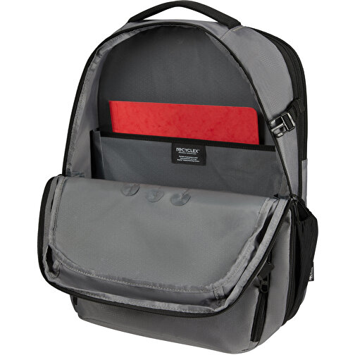 Samsonite-Roader-Laptop Backpack L EXP , Samsonite, drifter grey, 100% RECYCLED PET POLYESTER, 46,00cm x 22,00cm x 35,00cm (Länge x Höhe x Breite), Bild 4