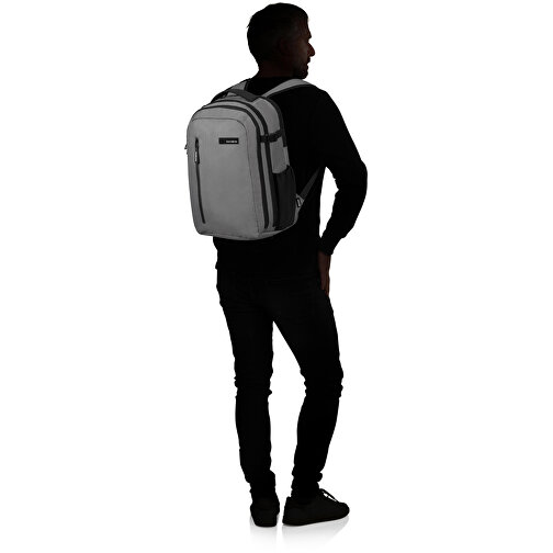 Samsonite-Roader-Laptop Backpack M , Samsonite, drifter grey, 100% RECYCLED PET POLYESTER, 44,00cm x 23,00cm x 33,00cm (Länge x Höhe x Breite), Bild 7