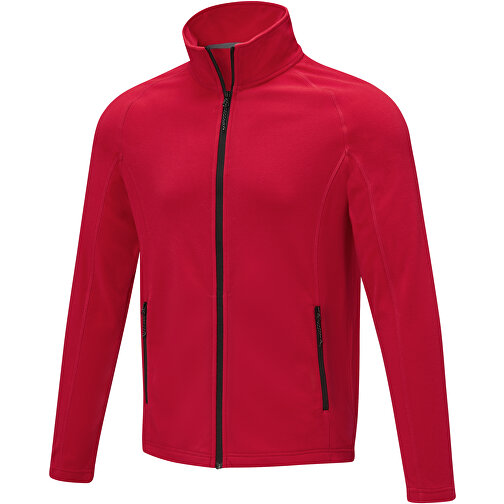 Zelus Fleecejacke Für Herren , rot, Microfleece 100% Polyester, 140 g/m2, L, , Bild 1