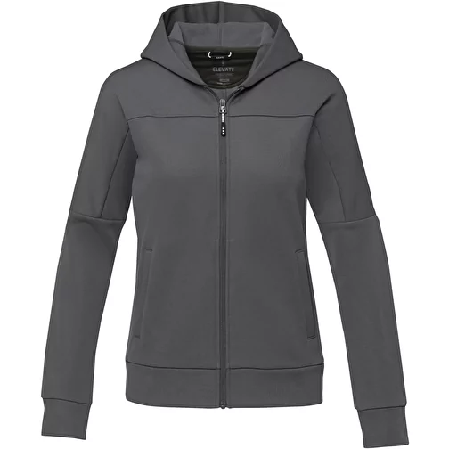 Veste Nubia en tricot performance à fermeture zippée intégrale pour femme, Image 3