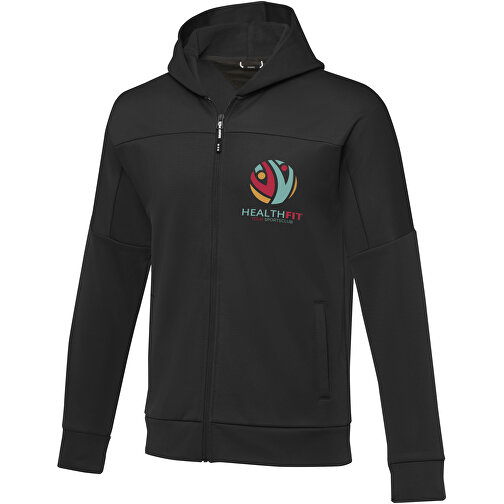 Nubia Performance Kapuzensweatjacke Für Herren , schwarz, Strick 70% Polyester, 30% Sorona®, 245 g/m2, XXL, , Bild 2