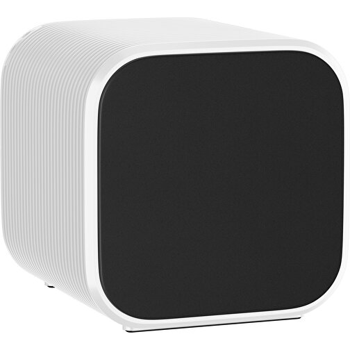Bluetooth-Lautsprecher Double-Sound , schwarz / weiß, ABS Kunststoff, 6,00cm x 6,00cm x 6,00cm (Länge x Höhe x Breite), Bild 1