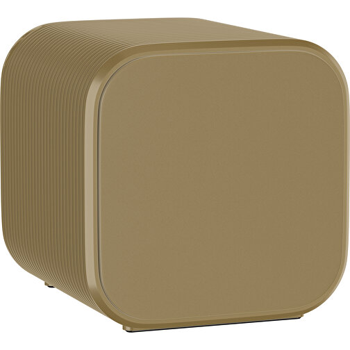 Bluetooth-Lautsprecher Double-Sound , gold, ABS Kunststoff, 6,00cm x 6,00cm x 6,00cm (Länge x Höhe x Breite), Bild 1