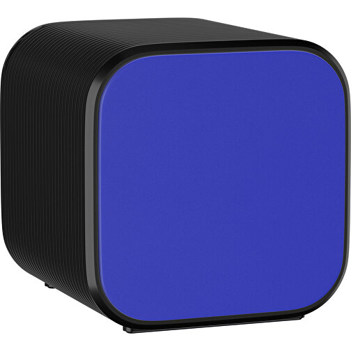 Bluetooth-Lautsprecher Double-Sound , blau / schwarz, ABS Kunststoff, 6,00cm x 6,00cm x 6,00cm (Länge x Höhe x Breite), Bild 1