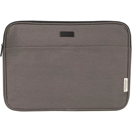 Housse pour ordinateur portable Joey de 2 L en toile recyclée GRS 14 pouces, Image 3
