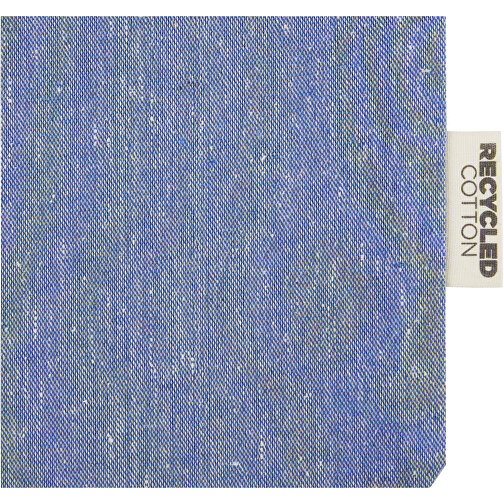 Pheebs 150 g/m² GRS Zuziehbeutel Aus Recyclingbaumwolle Mittel 1,5 L , heather blau, Recyclingbaumwolle, 25,00cm x 30,00cm (Höhe x Breite), Bild 5