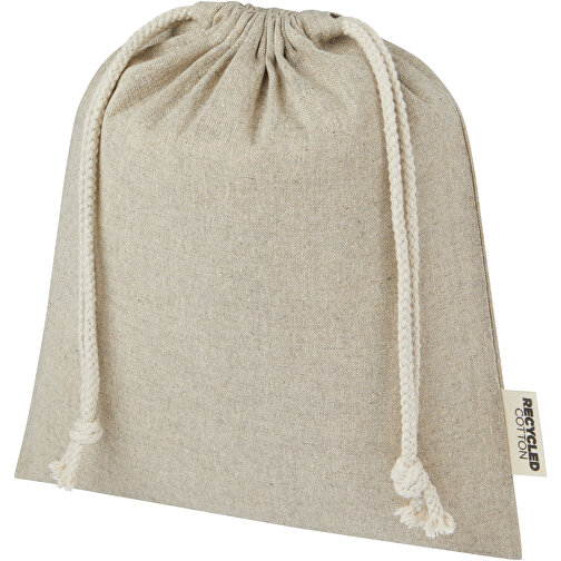 Pheebs torba na prezent z bawełny z recyklingu o gramaturze 150 g/m² i z certyfikatem GRS, średni, Obraz 1