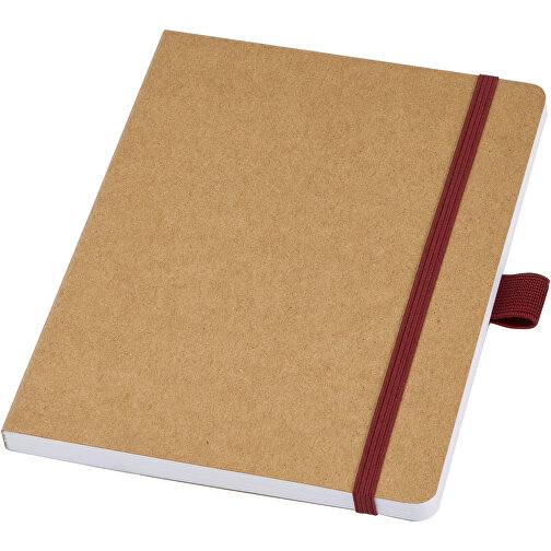 Berk Notizbuch Aus Recyceltem Papier , rot, Recyceltes Papier, 17,80cm x 12,70cm (Länge x Breite), Bild 1