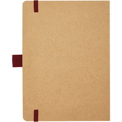 Berk Notizbuch Aus Recyceltem Papier , rot, Recyceltes Papier, 17,80cm x 12,70cm (Länge x Breite), Bild 4