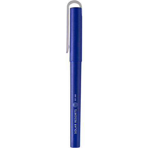Mauna Recycelter PET Gel-Kugelschreiber , royalblau, Recycelter PET Kunststoff, 14,30cm (Länge), Bild 5