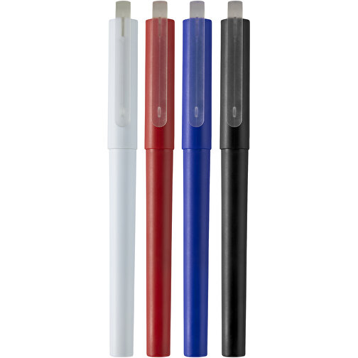 Mauna Recycelter PET Gel-Kugelschreiber , royalblau, Recycelter PET Kunststoff, 14,30cm (Länge), Bild 8